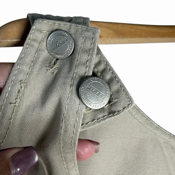 Vintage Disney Mickey Unlimited Jumper Dress XL Embroidered Mickey Birdhouse - Picture 13 of 13